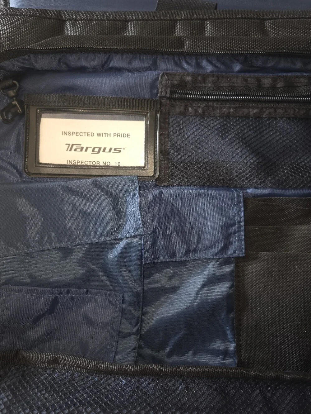 Targus Blue & Black Laptop Shoulder Messenger Bag With Partitions